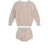 Oat Knit Cardigan + Bloomer