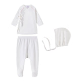 Pink Wrap 2 Pc With Stitching - Girls