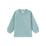 Embroidered Sweat Set-Teal Set
