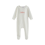 White Velour-Bon Huer Print Set
