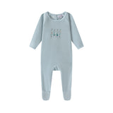 Velour Rabbit Print-Boy's Set