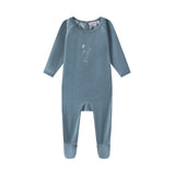 Velour Bear Print-Boy's Set
