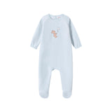 Bear And Kyte Velour Footie - Boys