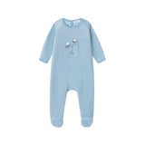 Bootie Print Velour Footie - Boys