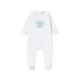 Phone Print Cotton Footie & Hat - Boys