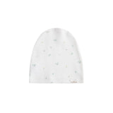 Blue And Yellow Floral Print Footie & Hat - Boys