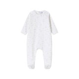 Floral Cluster Print Footie & Hat - Boys