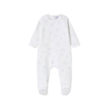 Teddy All Over Print Footie & Hat - Boys