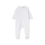 Floral Bud Print Footie & Hat - Boys