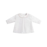 Ivory Shirt With Stitching