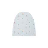 All Over Blue Boat Print Blanket