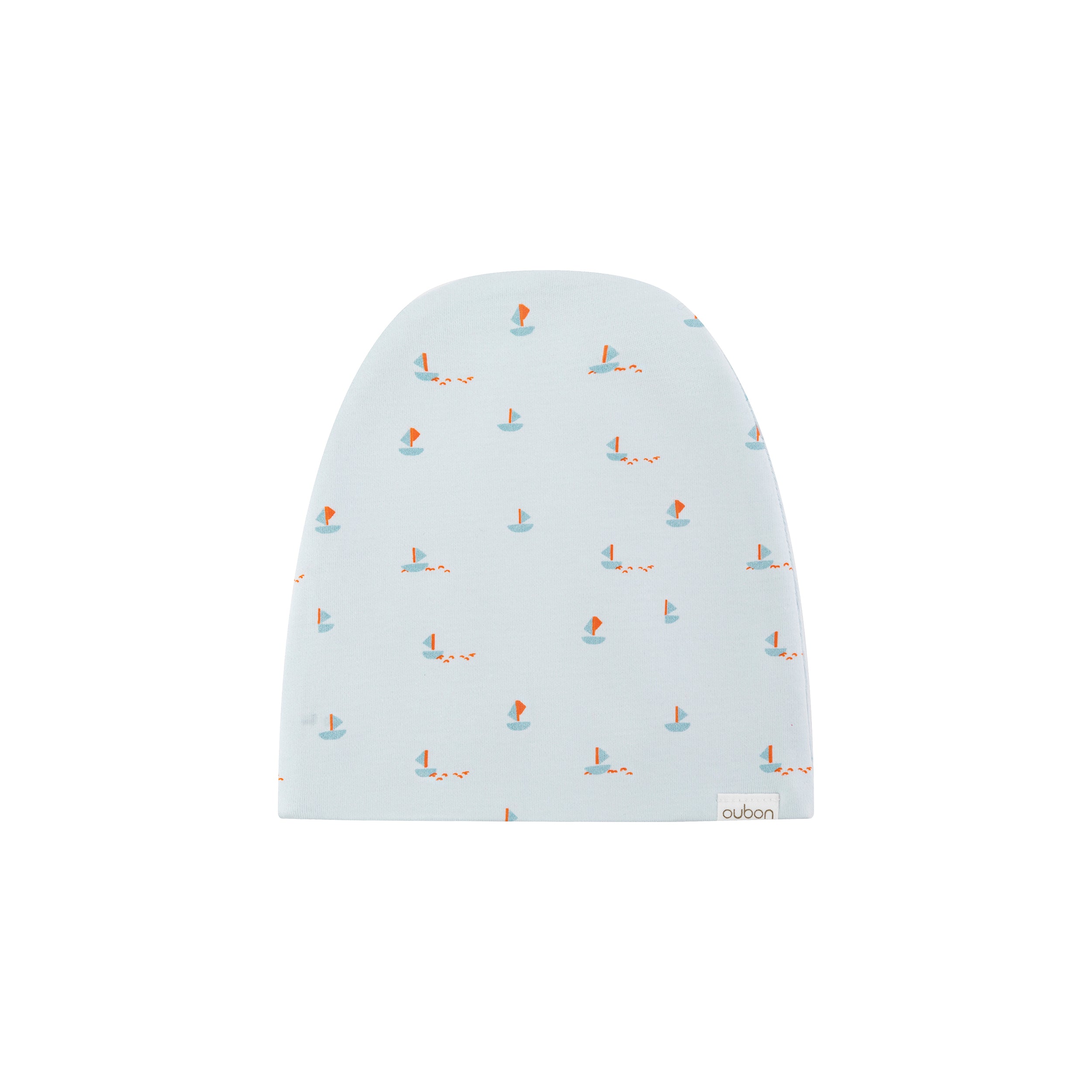 Oubon Dot Footie with Hat - Blue Oubon Dot Footie with Hat - Blue