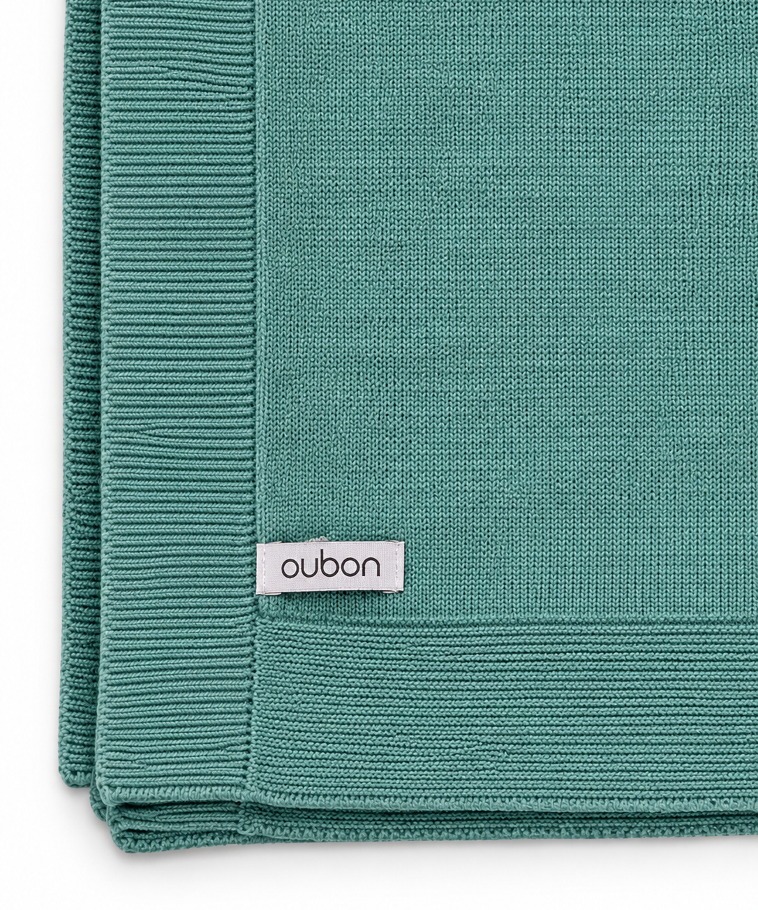 Blue Wool Knit Blanket - Boys
