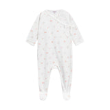 Red Floral Print Footie