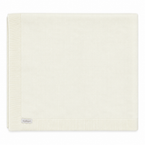 Ivory Wool Knit Blanket