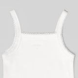 Sleeveless Undies Cami Strap With Picot Trim (2 Pack)