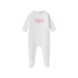 OUBON Embroidered Footie & Hat