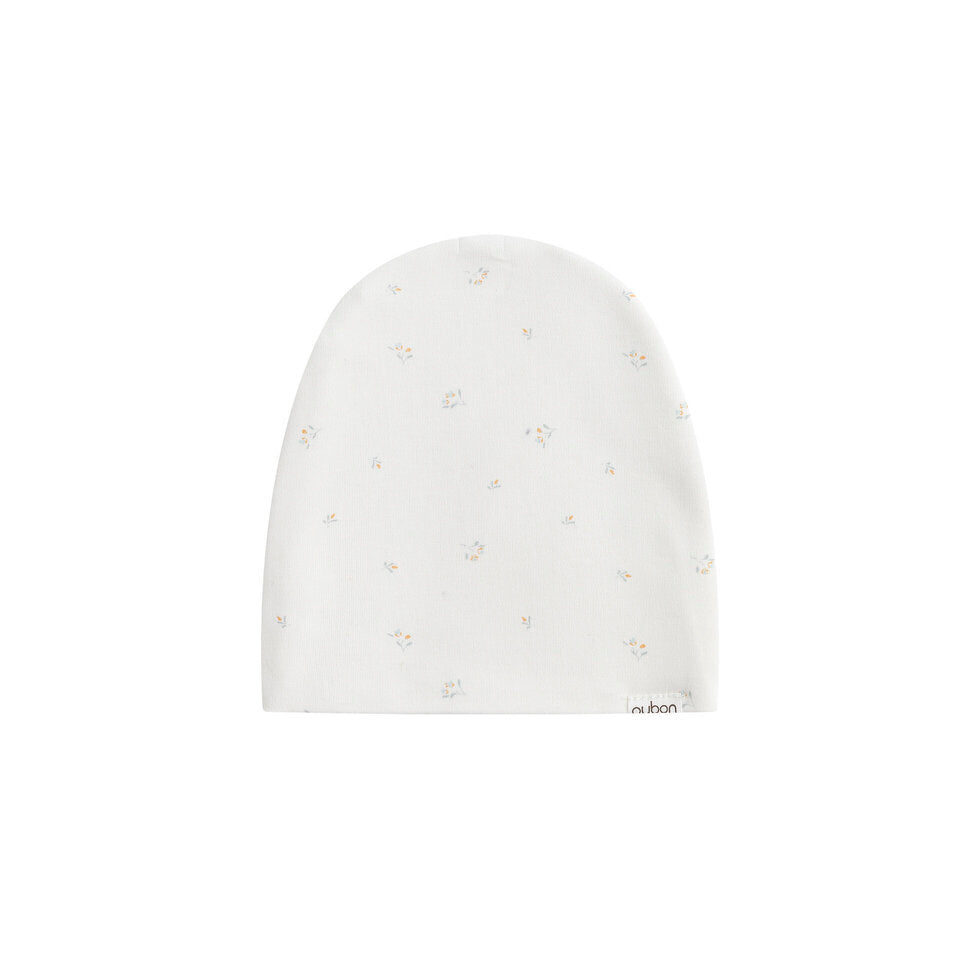 Tulip Print Footie & Hat - Boy's