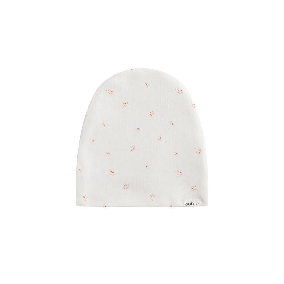 Tulip Print Footie & Hat - Girl's