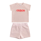 OUBON Terry Short Sleeve Set - Girls