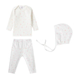 Rose Pink Floral 2 Pc + Bonnet - Girls