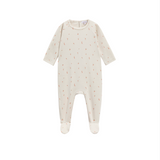All Over Red Bud Print Footie