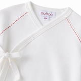 Pink Wrap 2 Pc With Stitching - Girls
