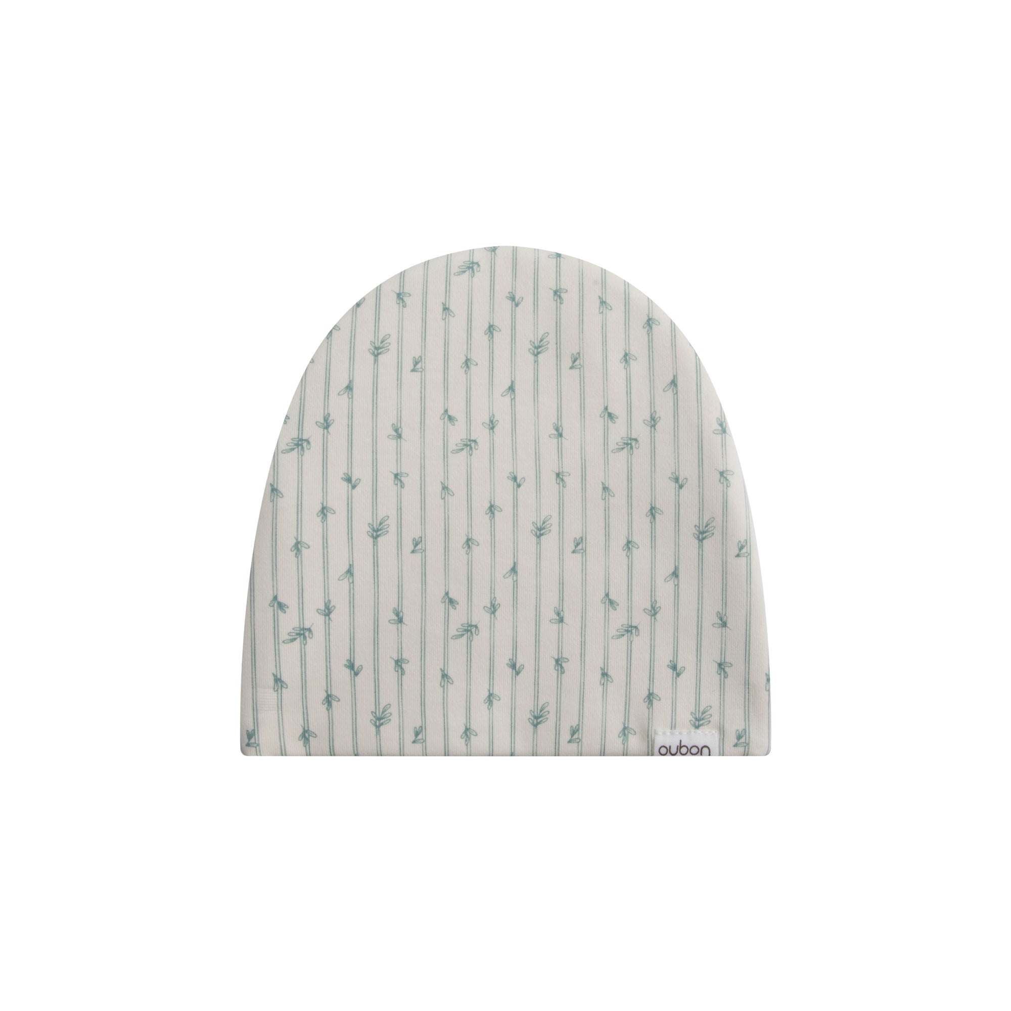 Leaf Print-White & Blue Set