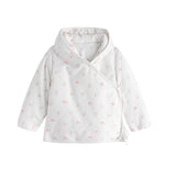 Red Floral Wrap Jacket