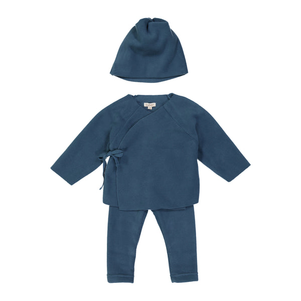 Oubon Baby Blue Fleece Set