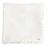 Muslin Pom Pom Swaddle