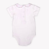 Embroidered Round Collar Onesie